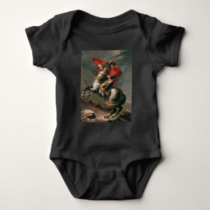 Napoleon with Horse, Battle of St. Bernard Pass Baby Bodysuit
