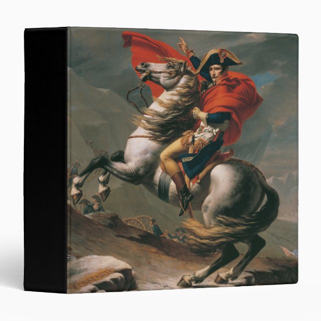 Napoleon with Horse, Battle of St. Bernard Pass Binder (Front/Spine)
