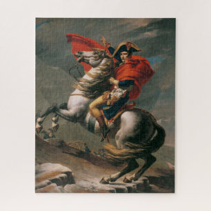 Napoleon with Horse, Battle of St. Bernard Pass Jigsaw Puzzle