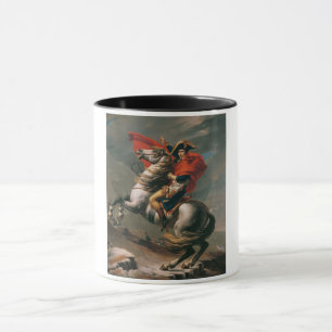 Napoleon with Horse, Battle of St. Bernard Pass Mug