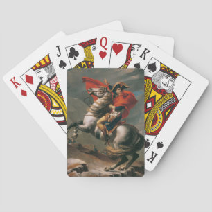 Napoleon with Horse, Battle of St. Bernard Pass Playing Cards