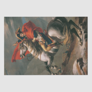 Napoleon with Horse, Battle of St. Bernard Pass Tissue Paper