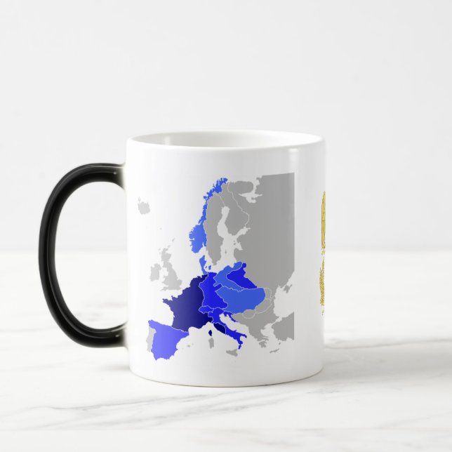 Napoleonic Europe 1811 Magic Mug (Left)