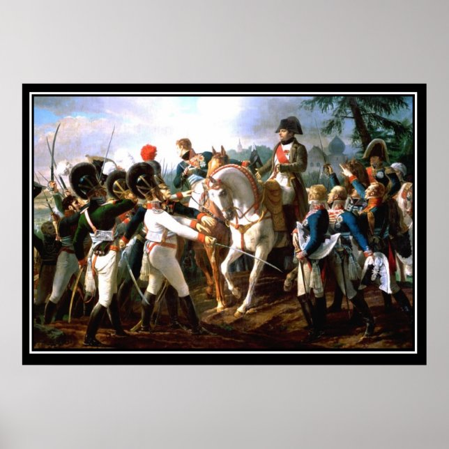 Napoleon's Battle of Abensberg 1809 Poster (Front)