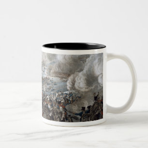 Napoleon's flight from the Battle of Waterloo Two-Tone Coffee Mug