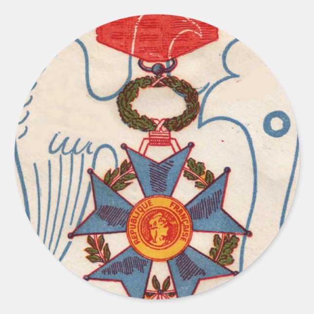 Napoleon's Legion D' Honneur medal stickers (Front)