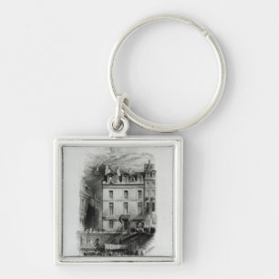 Napoleon's Lodgings on the Quai Conti, 1834-36 Keychain