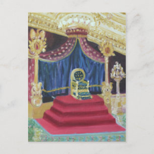 NAPOLEON'S THRONE ROOM: FONTAINEBLEAU POSTCARD