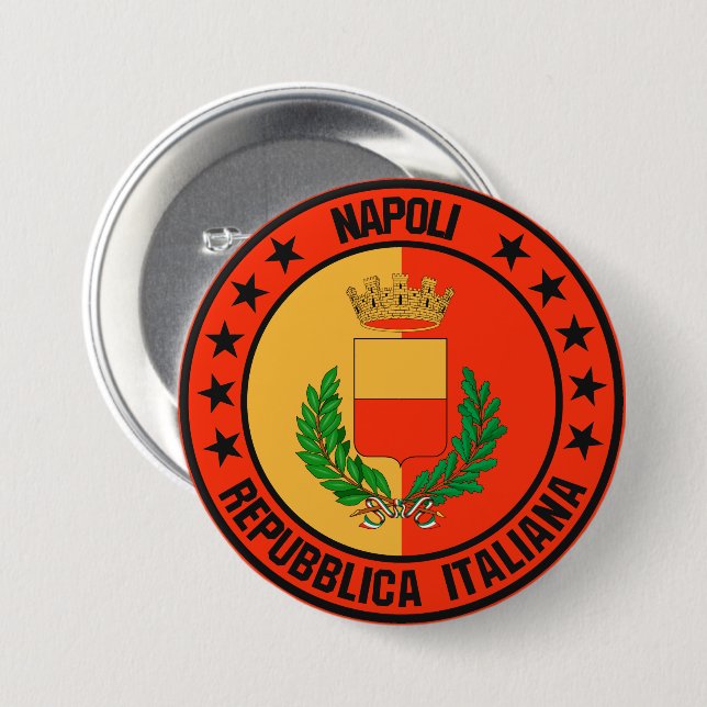 Napoli                                             3 inch round button (Front & Back)