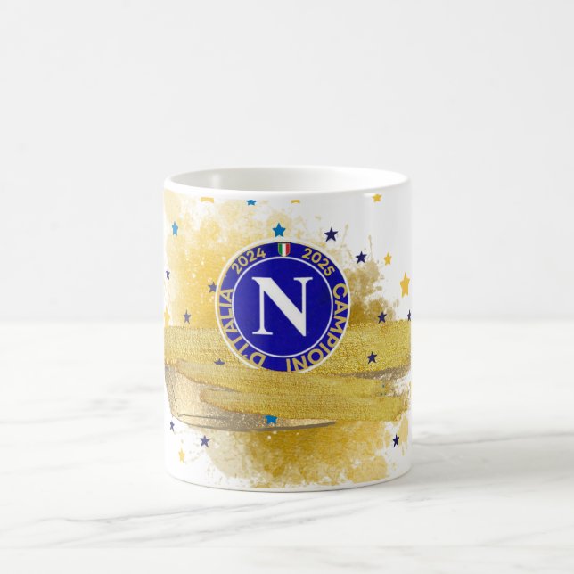 Napoli campione d'Ialia 2025 Coffee Mug (Center)