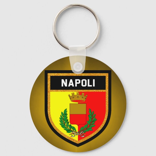 Napoli Flag Keychain (Front)