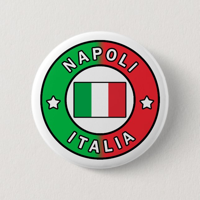 Napoli Italia 2 Inch Round Button (Front)