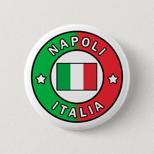 Napoli Italia 2 Inch Round Button