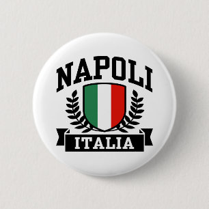 Napoli Italia 2 Inch Round Button