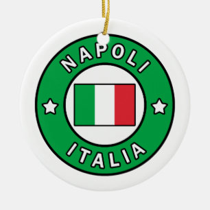 Napoli Italia Ceramic Ornament