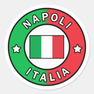 Napoli Italia Classic Round Sticker
