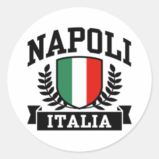 Napoli Italia Classic Round Sticker