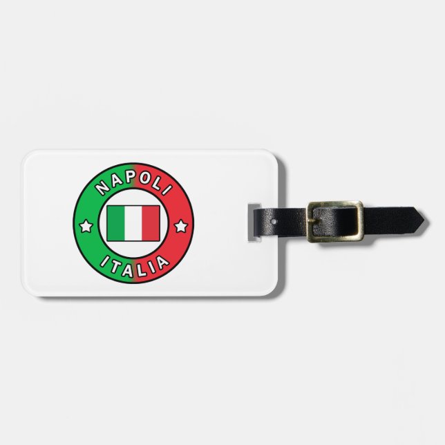 Napoli Italia Luggage Tag (Front Horizontal)