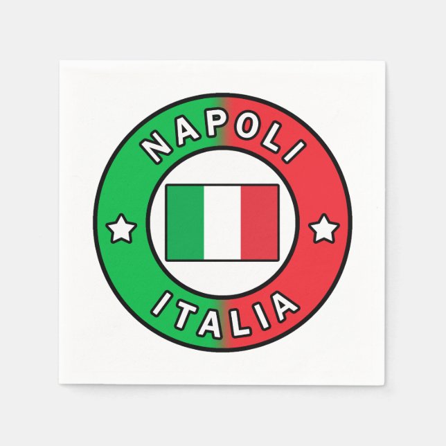 Napoli Italia Napkin (Front)