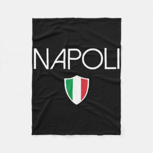 Napoli Italian Flag Naples Italy Soccer Souvenir T Fleece Blanket
