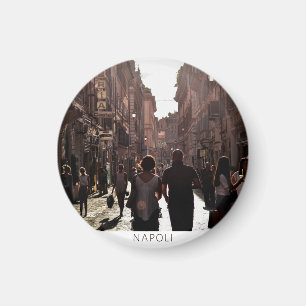 Napoli Italy postcard Magnet
