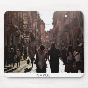 Napoli Italy postcard Mouse Pad
