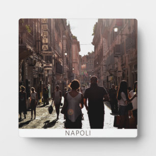Napoli Italy postcard Plaque