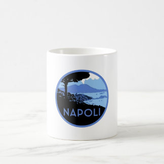 Napoli Mount Vesuvius - Retro Naples Italy Coffee Mug