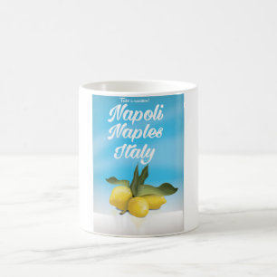 Napoli, Naples, Italy Lemons vintage travel poster Coffee Mug