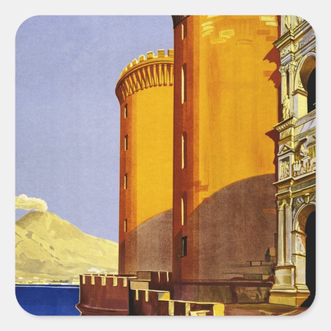 Napoli Square Sticker (Front)