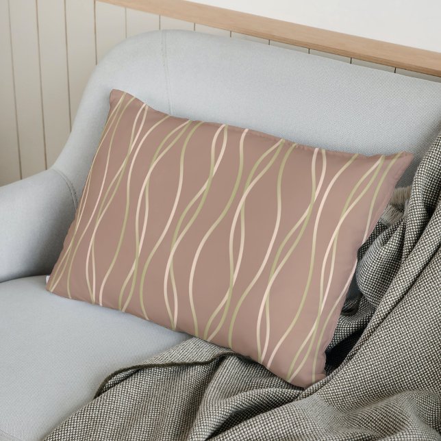 Napolitano Macchiato Pistachio Ribbons. Accent Pillow (Creator Uploaded)