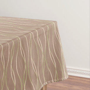 Napolitano Macchiato Pistachio Ribbons and shadow. Tablecloth