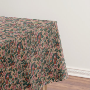 Nappe 1830s Vintage rouleaux à rouleaux imprimés coton