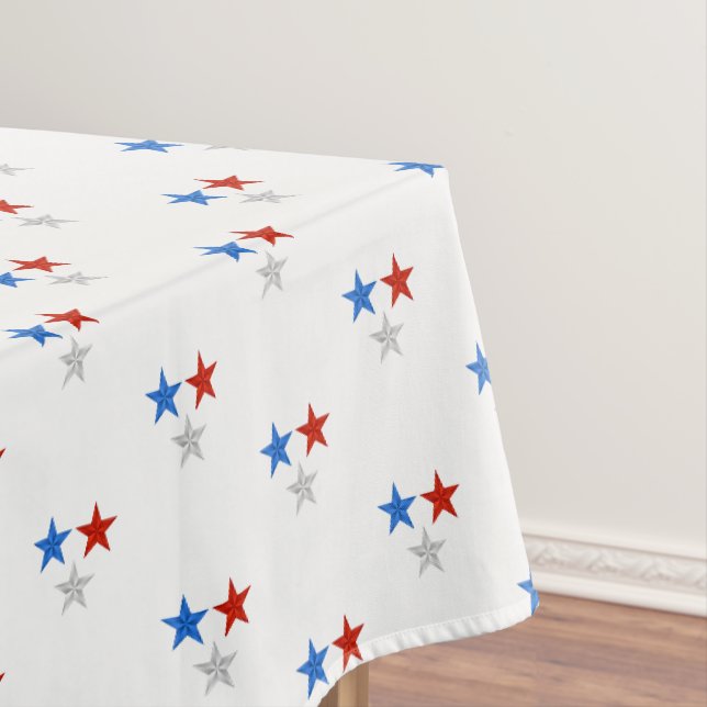Nappe 4 juillet Étoiles patriotiques (In Situ)