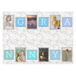 Nappe 6 Six Collage Photo Famille Bébé Mignon Amour Mami