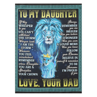 Nappe À Mon Don Lion Fille, Don De Lion Papa