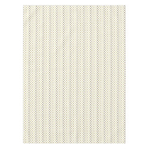 Nappe à pois blancs et dorés