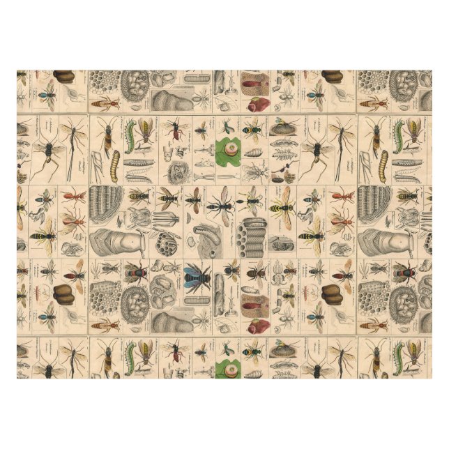 Nappe Abeille Insecte Bug Wasp Nature Peinture des abeil (Devant (Horizontal))
