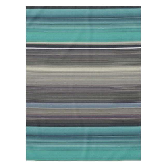 Nappe Abstract #1: Teal and grey (Devant)