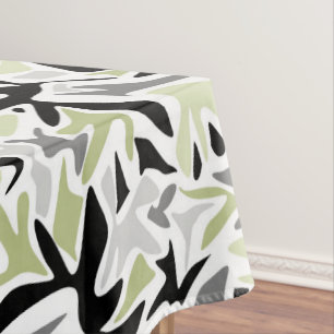 Nappe Abstract, Black and Green, Youth, Modern, Creative