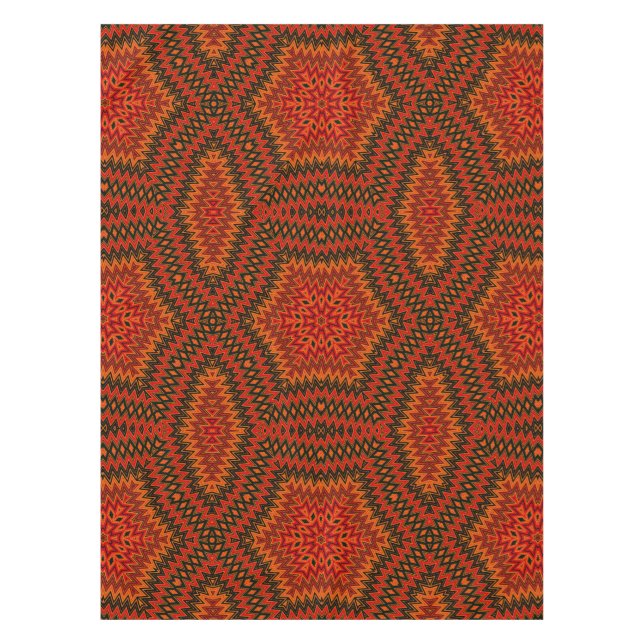 Nappe Abstract modern mosaic kaleidoscopic (Devant)