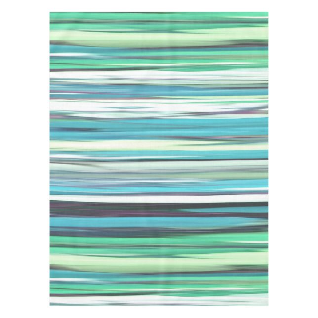 Nappe Abstrait n° 2 : bleu vert d'eau (Devant)