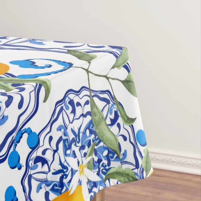 Nappe Acitrus d'été, boho, bohème, floral méditerranéen (In Situ)