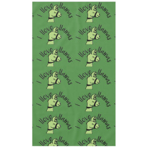 Nappe Adorables Llama Love I Llove Llamas Green