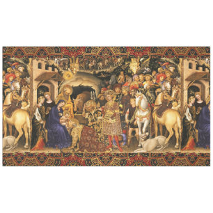Nappe ADORATION DE MAGI Gentile Da Fabriano, Nativité