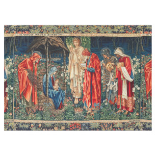 Nappe ADORATION DE MAGI Morris, Noël de Burne-Jones