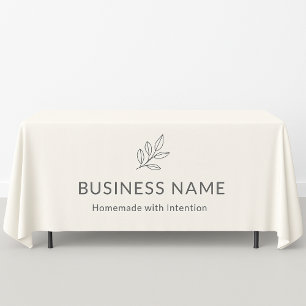 Nappe Affichage de logo botanique neutre Minimaliste