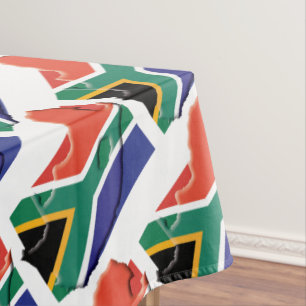 Nappe AFRIQUE DU SUD Drapeau CARTE Patriotique élégant
