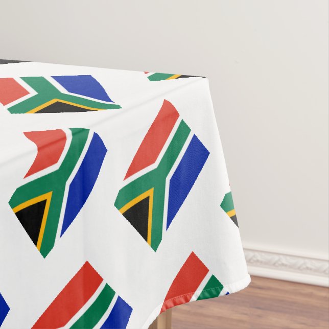 Nappe AFRIQUE DU SUD Drapeau Patriotique élégant (In Situ)