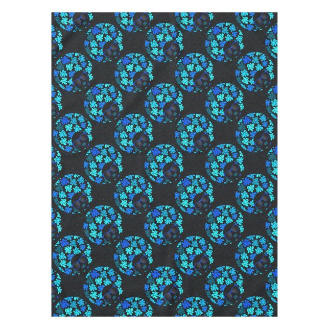 Nappe Afro Diva Bleu  (Devant)